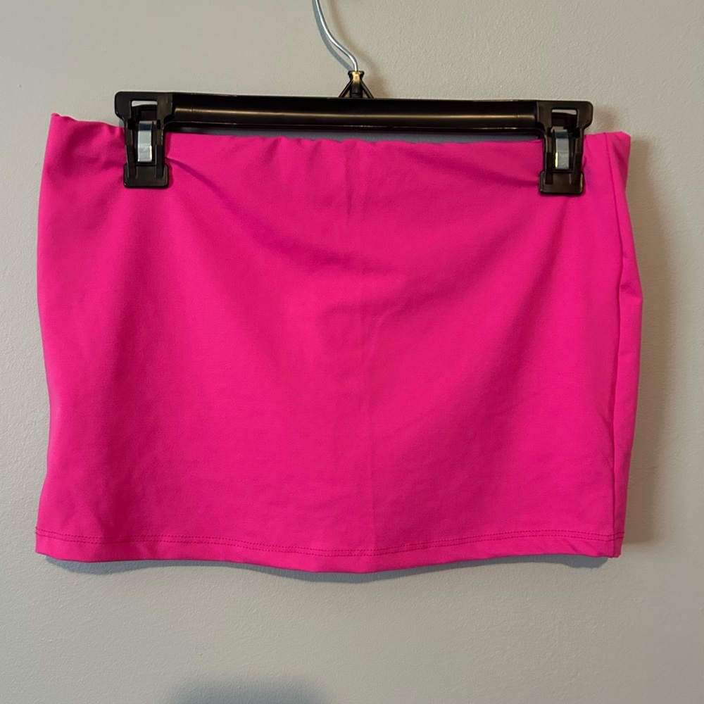 SHEIN Pink Mini Pencil Skirt for Night Out